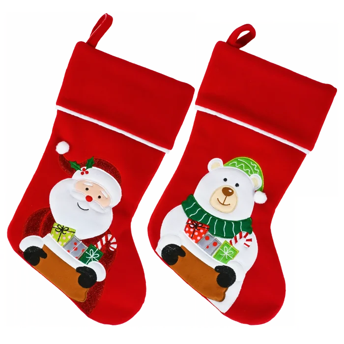 bottes rouge 2ass de la marque NOEL EN FOLIE. Réf. NBDQ210.